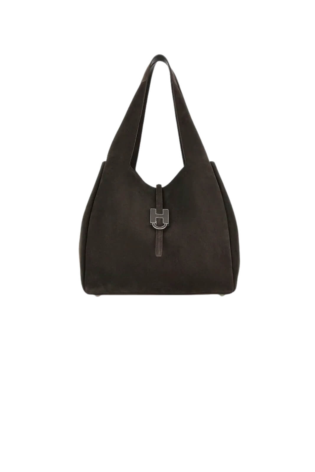 Hogan Borsa Donna Shopping in pelle scamosciata / Marrone