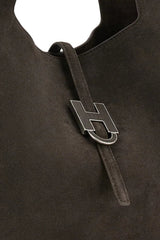 Hogan Borsa Donna Shopping in pelle scamosciata / Marrone