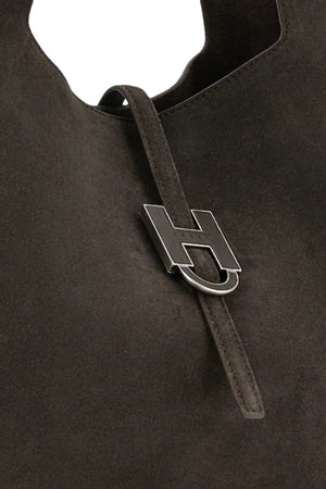 Hogan Borsa Donna Shopping in pelle scamosciata / Marrone