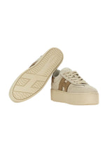 Hogan Sneakers Donna Cool H698 con suola platform