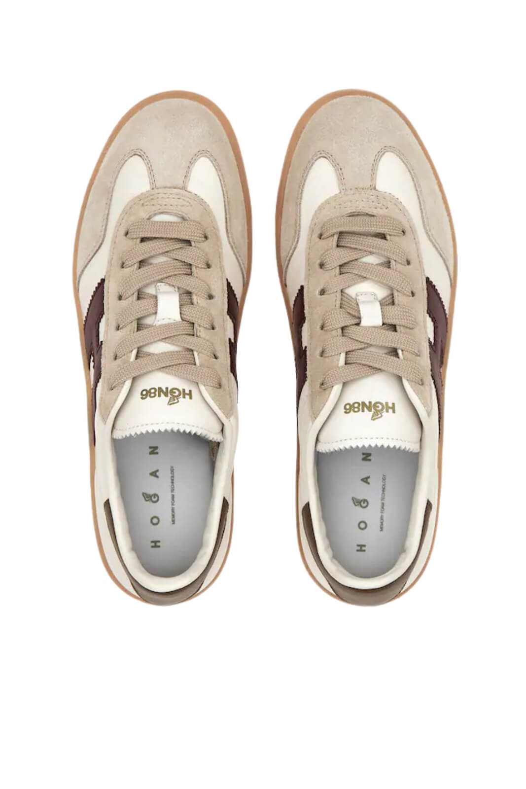 Hogan Sneakers Donna Cool in camoscio e nappa