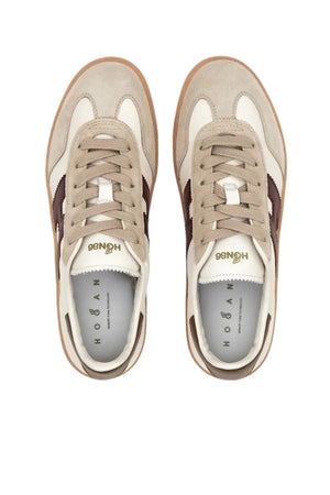Hogan Sneakers Donna Cool in camoscio e nappa