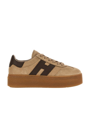 Hogan Sneakers Donna Cool in nabuk con platform