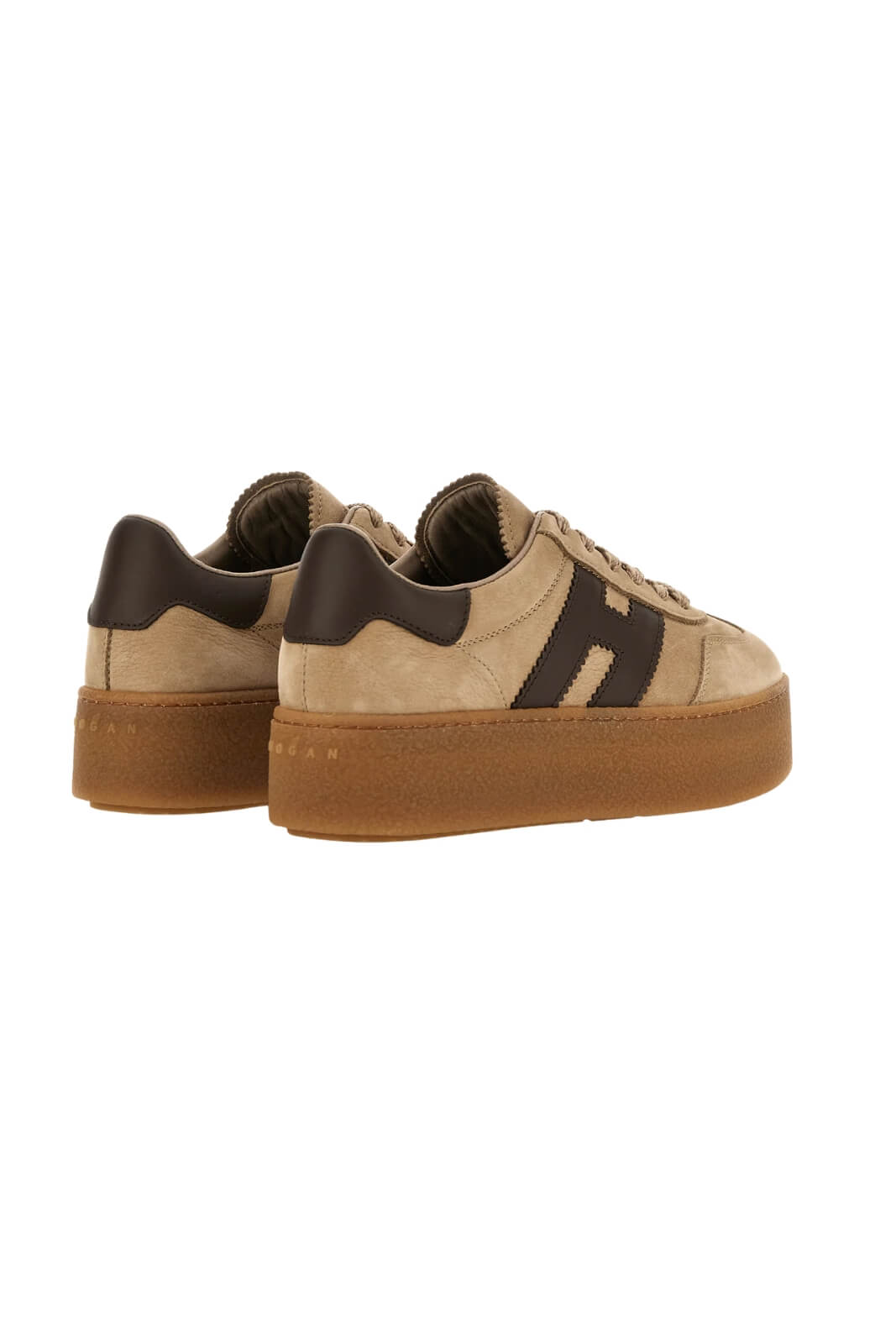 Hogan Sneakers Donna Cool in nabuk con platform