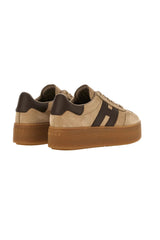 Hogan Sneakers Donna Cool in nabuk con platform