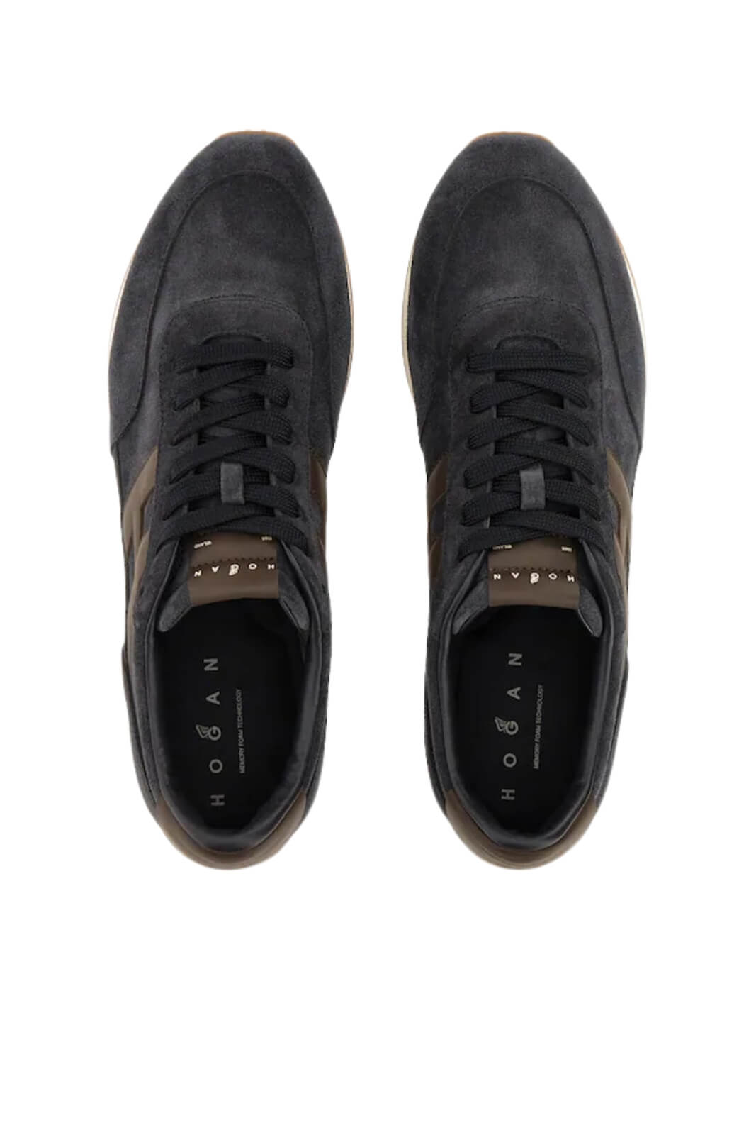 Hogan Sneakers Uomo Athletic in pelle scamosciata