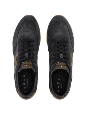 Hogan Sneakers Uomo Athletic in pelle scamosciata
