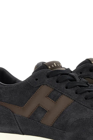 Hogan Sneakers Uomo Athletic in pelle scamosciata