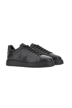 Hogan Sneakers Uomo H-Stripes in pelle liscia