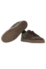 Hogan Sneakers Uomo in camoscio e pelle craquelé