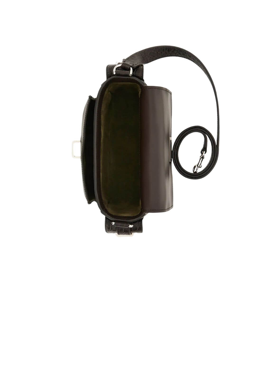 Bolso pequeño FLAP con estampado de cocodrilo para mujer de Hogan