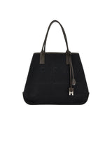 Hogan women's SHOPPING SCRIPT medium black bag