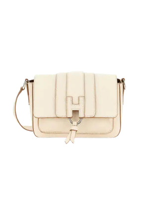 Borsa da donna Hogan in pelle martellata con flap e manico