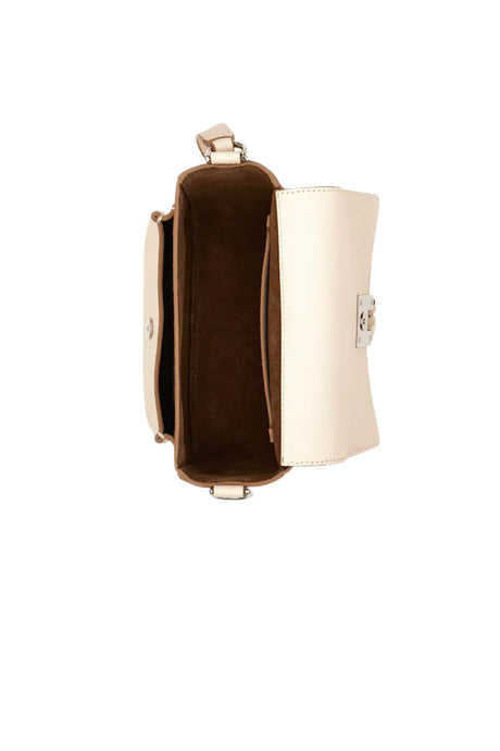 Borsa da donna Hogan in pelle martellata con flap e manico