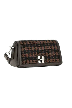 Hogan Borsa Donna con flap pied de poule
