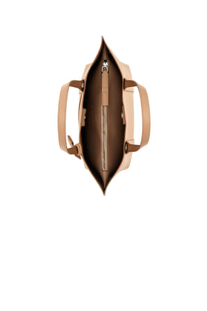 Shopper da donna Hogan in pelle martellata e manici fissi