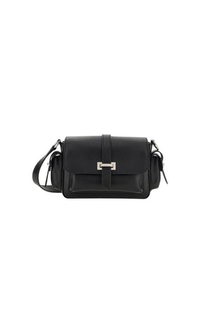 Hogan women's FLAP small black bag