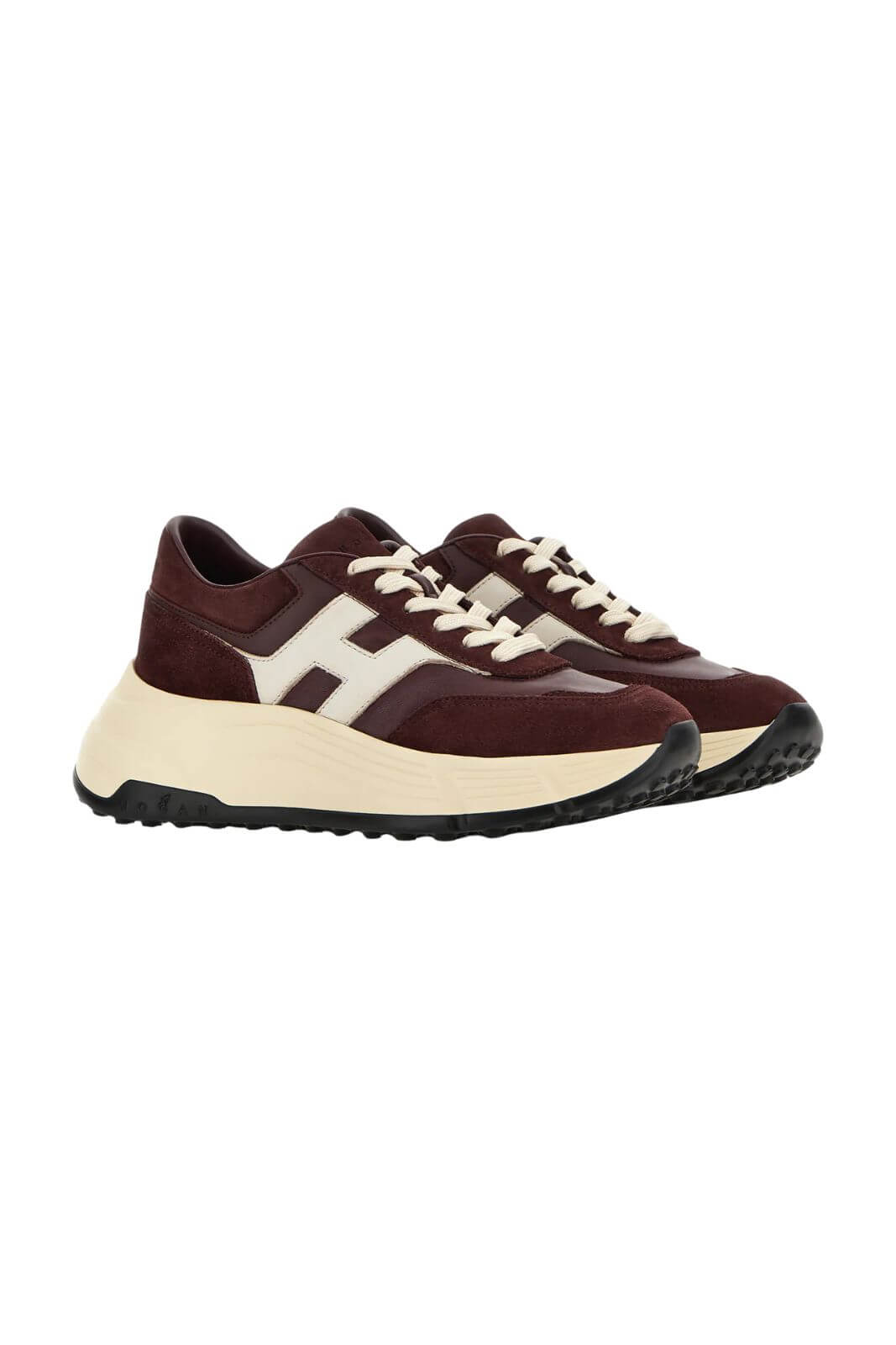 Hogan burgundy HI FI women's sneakers