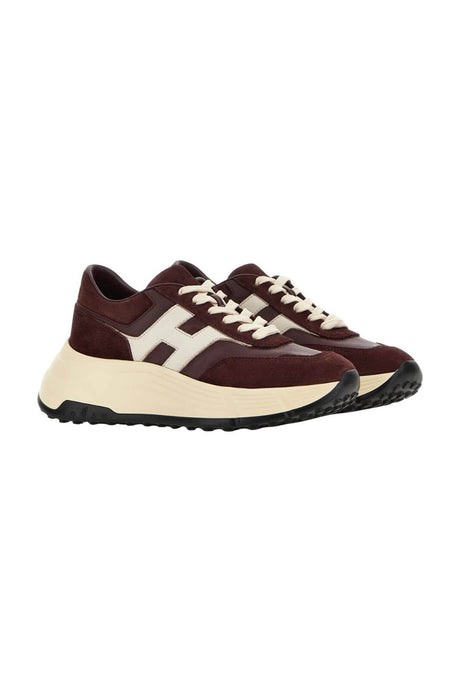 Hogan burgundy HI FI women's sneakers