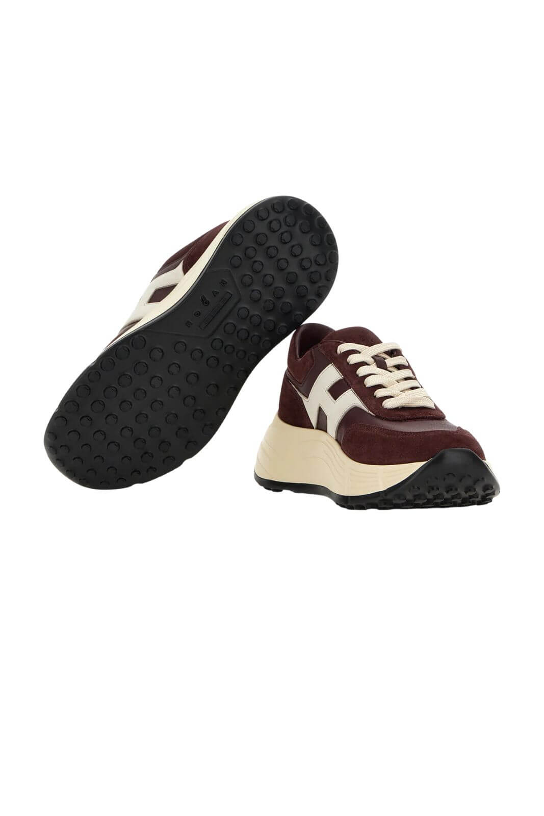 Hogan burgundy HI FI women's sneakers