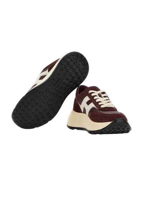 Hogan burgundy HI FI women's sneakers