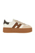Hogan women's COOL sneakers in ivory leather