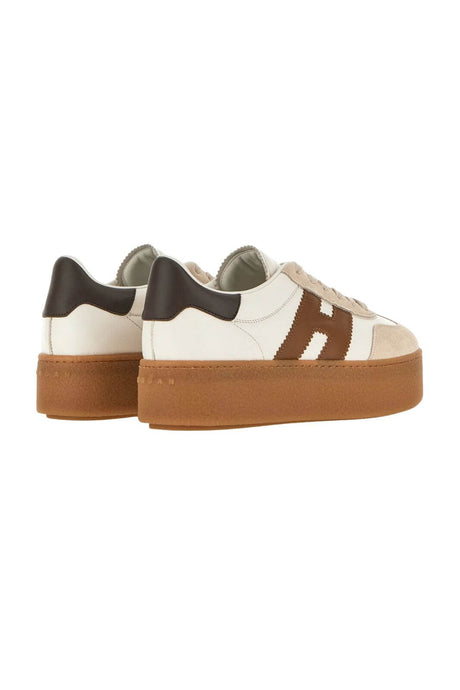 Hogan women's COOL sneakers in ivory leather
