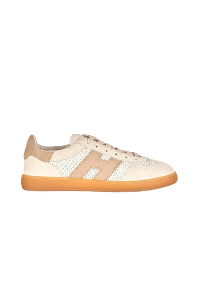 Sneakers da donna Hogan in camoscio con logo laterale