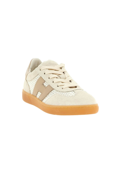 Sneakers da donna Hogan in camoscio con logo laterale