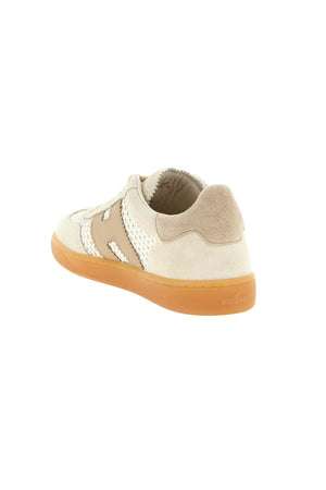 Sneakers da donna Hogan in camoscio con logo laterale