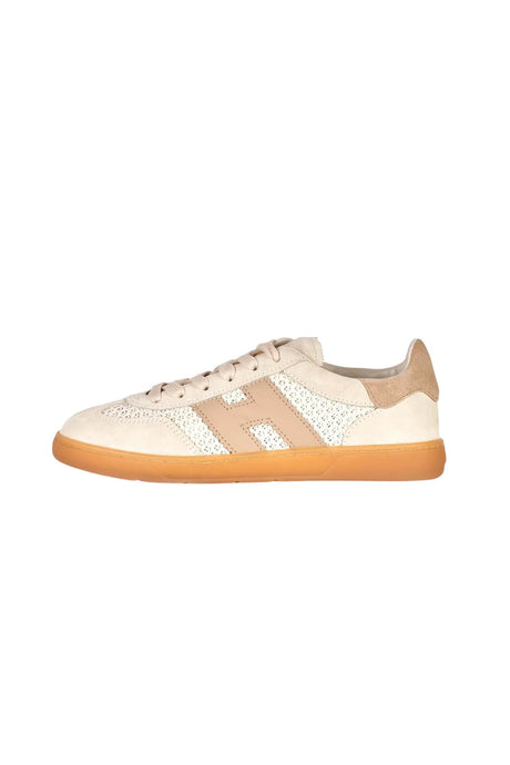 Sneakers da donna Hogan in camoscio con logo laterale
