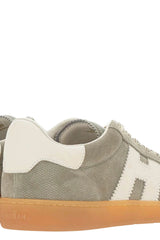 Sneakers da donna Hogan modello Cool in camoscio con logo laterale