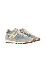Hogan Sneakers Donna H699 in suede e tessuto tecnico