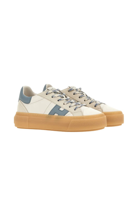 Sneakers da donna Hogan con logo laterale e suola alta chunky