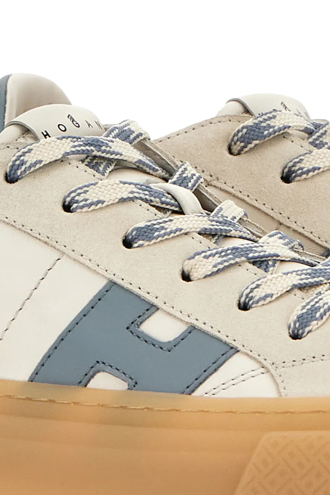 Sneakers da donna Hogan con logo laterale e suola alta chunky