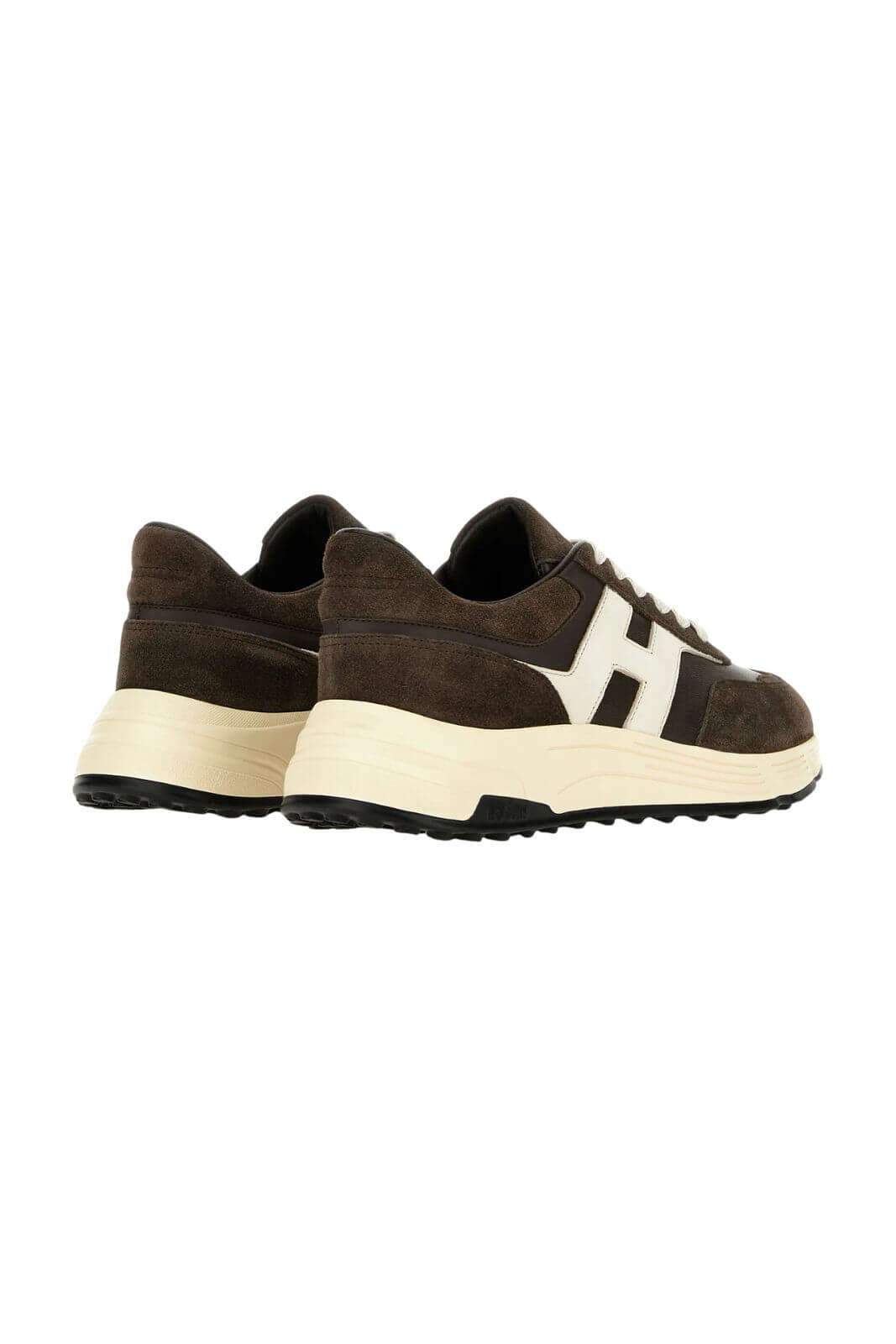 Hogan sneakers uomo HYPERLIGHT Scamosciate marrone
