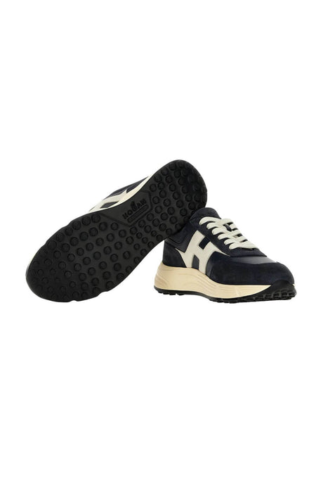 Hogan Hyperlight Men's Sneakers in Blue Suede