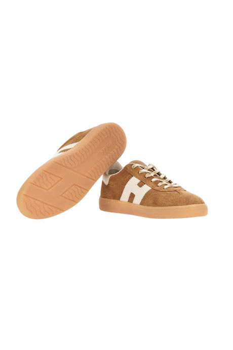 Sneakers da uomo Hogan in pelle scamosciata con logo laterale