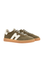Sneakers da uomo Hogan modello Cool in camoscio con logo laterale dentellato