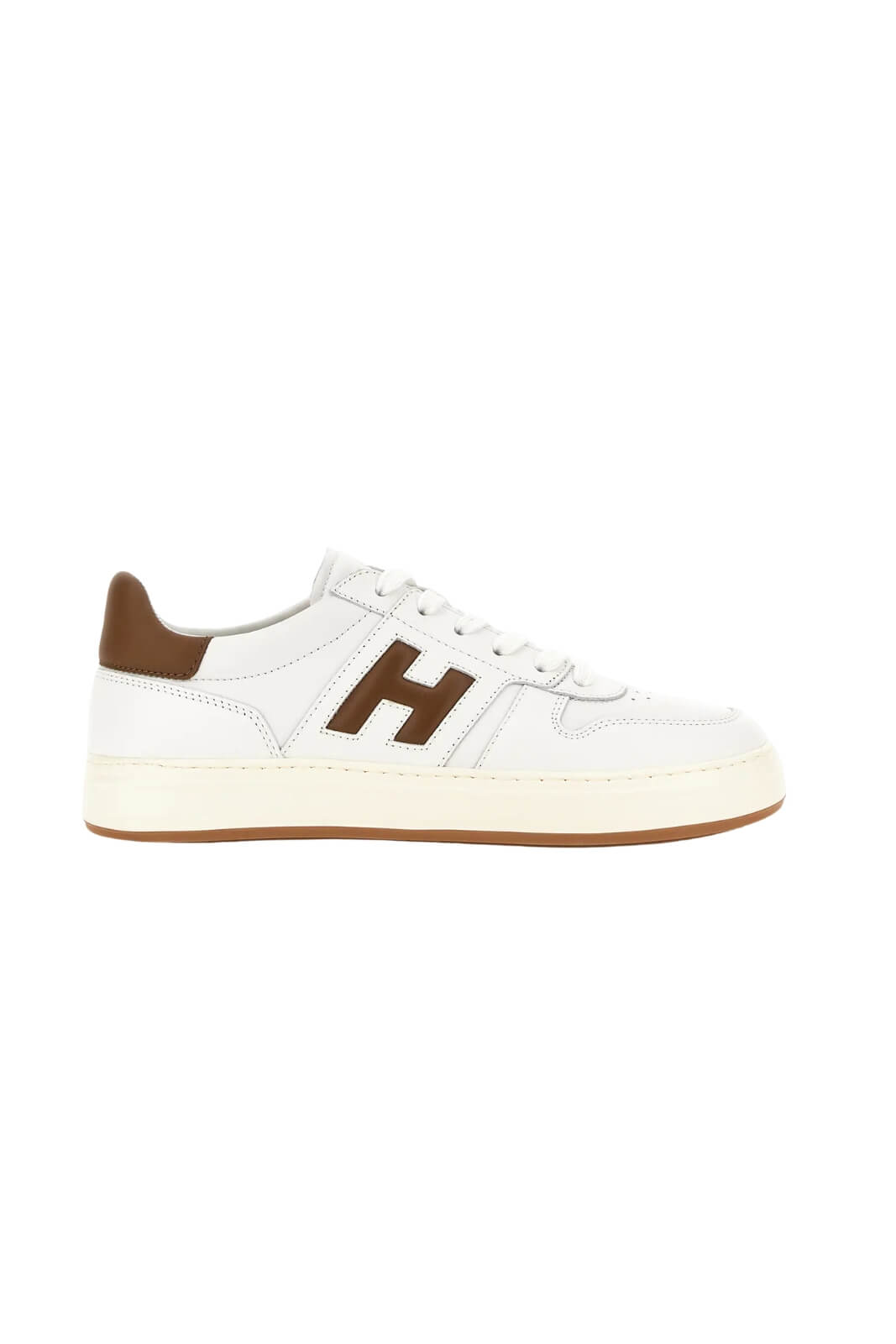 Hogan sneakers H668 da uomo con logo laterale a contrasto
