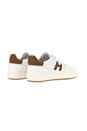 Hogan sneakers H668 da uomo con logo laterale a contrasto