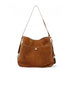 Hogan borsa donna Hobo media a spalla in pelle scamosciata 