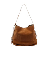 Hogan borsa donna Hobo media a spalla in pelle scamosciata 