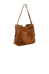 Hogan borsa donna Hobo media a spalla in pelle scamosciata 