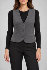 i Blues gilet sans manches femme en jersey à micro-motif
