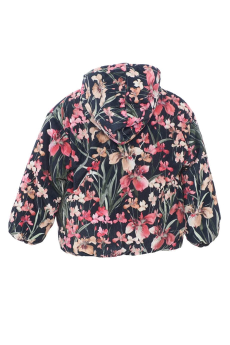 Chaqueta de plumas con flores de Paola Montaguti para niña