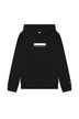Sudadera infantil Calvin Klein con capucha y logotipo de bloques pequeños