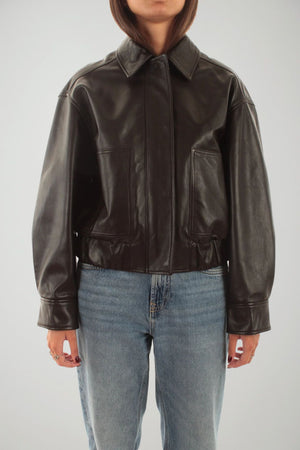 i Blues Bomber Donna in pelle