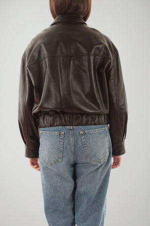 i Blues Bomber Donna in pelle