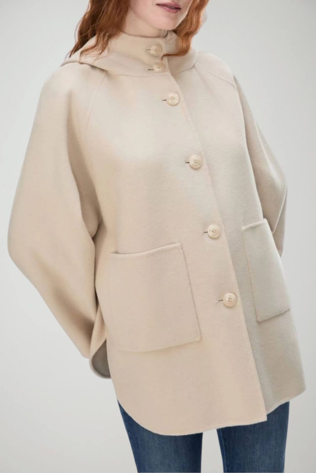 i Blues Cappotto Donna con cappuccio